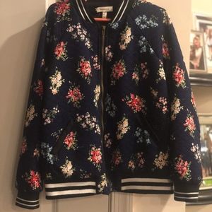 GIRLS - YOUTH - KIDS- FLORAL -JACKET - SIZE 10